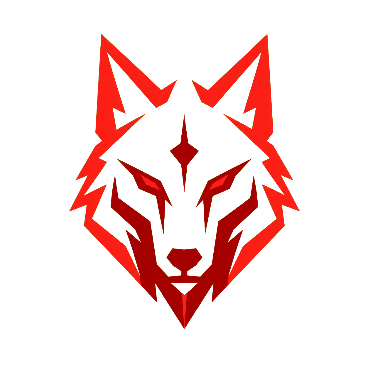 Ulfr red wolf emblem